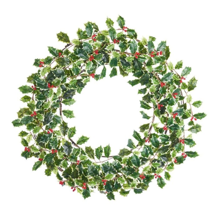 CORONA AGRIFOGLIO VARIEGATO CM